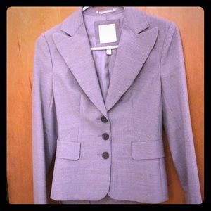 The Limited Perfect Travel Suit - gray plaid sz:0